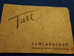 Tradera samlaralbum FART 30-tal 30,5x20,5 cm !| Fotoalbum