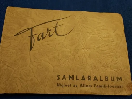 Tradera samlaralbum FART 30-tal 30,5x20,5 cm !| Fotoalbum