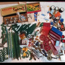 Tradera Samling Meccano delar| Øvrigt Hobby