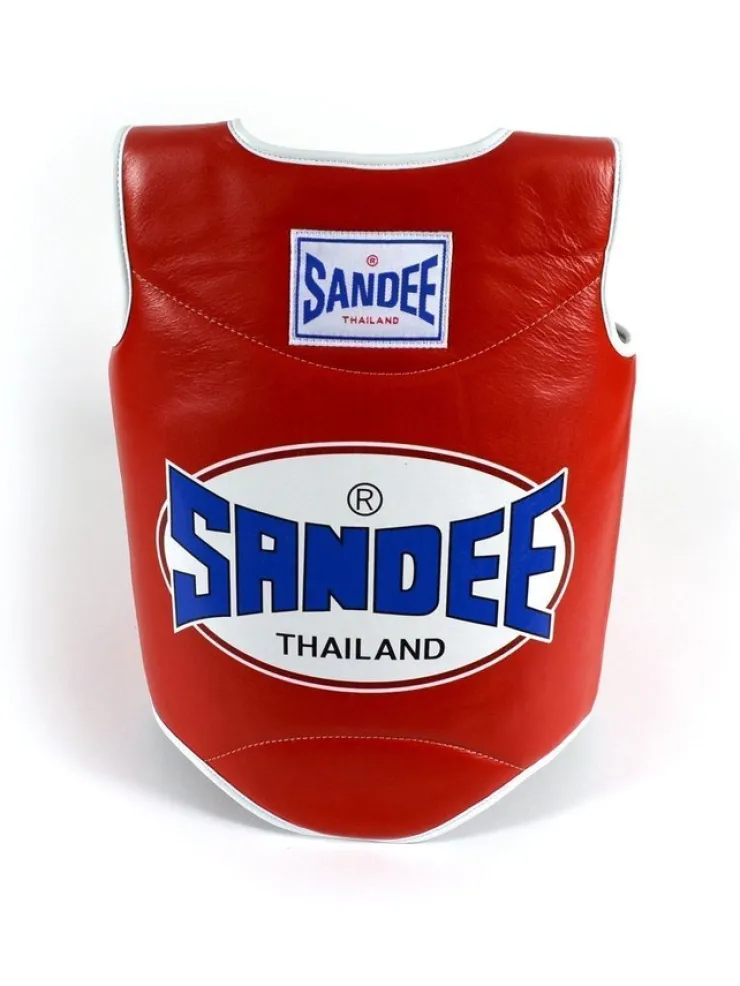 Tradera SANDEE: Kroppskydd Röd, Vit Storlek S> Boksning