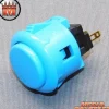 Tradera Sanwa OBSF-24-B (Blue) Arcade Arkad Knapp Push Button> Andre Computer- & Tv-spil