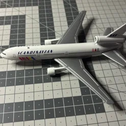 Tradera SAS McDonnell Douglas DC-10 diecast modellplan| Skalamodeller