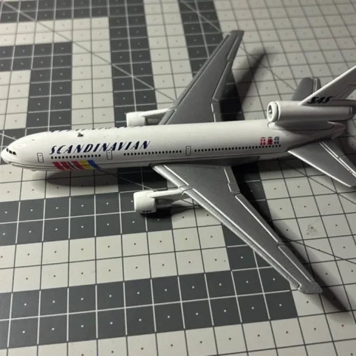 Tradera SAS McDonnell Douglas DC-10 diecast modellplan| Skalamodeller