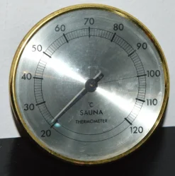 Best SAUNA THERMOMETER GERMANY - BASTU TERMOMETER 20-120 GRADER Badeværelse