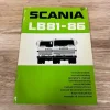 Tradera Scania LB81-86 instruktionsbok| Lastbiler & Busser