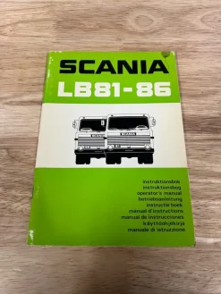 Tradera Scania LB81-86 instruktionsbok| Lastbiler & Busser