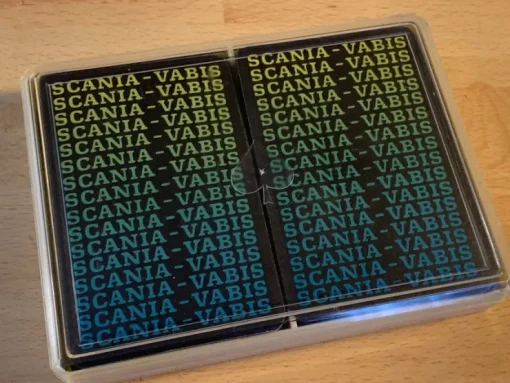 Tradera Scania-Vabis, äldre kortlekar 2 st> Mobilia