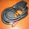Tradera Scart kabel 2m med audio out scart hane- scart +2xRCA hona| Dvd-, Video- & Blu-ray Afspillere