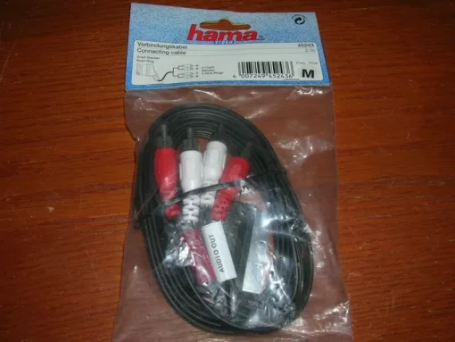Tradera Scart kabel 1,2m med audio in/out scart hane- 4xRCA hane| Dvd-, Video- & Blu-ray Afspillere
