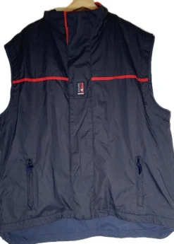 Tradera Seafarer mörkblå väst med röda detaljer, storlek XXL Seafarer Vest Jacket> Sejlads