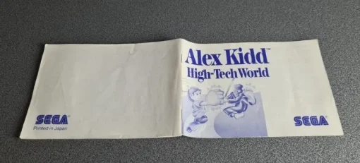 Tradera Sega Master System -Alex Kidd High Tech World - Manual> Sega