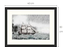 Tradera Segelfartyg konsttavla Limited Edition 1 av 10 gjorda| Anden Kunst