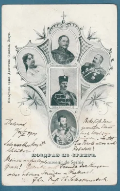 Tradera Serbiska Kungahuset, Belgrad 1904| Verden Undtagen De Nordiske Lande