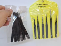 Tradera SET: 6 pincetter Metall + 5 pincetter Plast (Urmakeriverktyg pincett Verktyg Ur)> Tilbehør & Reservedele