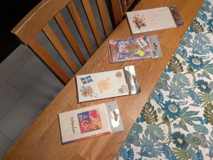 Tradera Set med Presentkort och gratulationskort| Album & Tilbehør