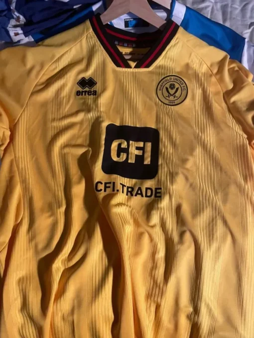 Tradera Sheffield United Bortamatchtröja 2023/24 - Storlek 3XL> Fodbold