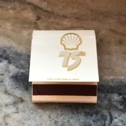 Tradera Shell 75 år Tändsticksask - Tom Ask| Bensinia