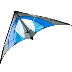 Tradera Shuriken Blå - Stuntdrake / Länkdrake / Tvåhandsdrake / Sportdrake> Leg & Spil
