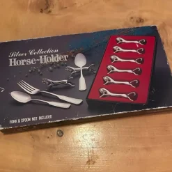Tradera Silver Collection Häst-Servetthållare| Husholdningsartikler