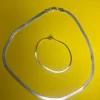 Tradera Silver halsband, silver armband> Smykkesæt