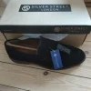 Tradera Silver Street London loafers - mörkblå med tofsar. Ord ca 1000.> Herresko