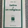 New Simone Weil: Lettre à un religieux. Tryckt 1951 Filosofisk Litteratur