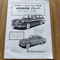 Tradera SINGER Gazelle Estate car (annons) 1957> Mobilia