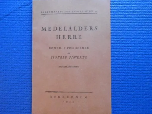Cheap Siwertz Sigfrid Medelålders herre. Komedi i fem scener Drama, Dans, Film & Teater