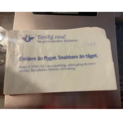 Tradera SJ biljettfickor> Jernbane- & Sporvogns-memorabilia