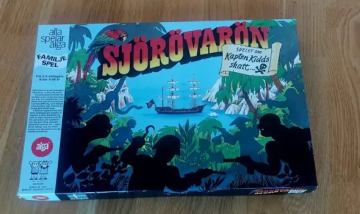 Tradera Sjörövarön - Kapten Kidds Skatt komplett 1984 Vintage| Bræt- & Selskabsspil