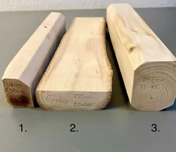 Tradera Skaftämne för knivslöjd - Äpple, Ginko, Lind| Hobbymaterialer