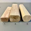 Tradera Skaftämne för knivslöjd - Äpple, Ek, Lind| Hobbymaterialer