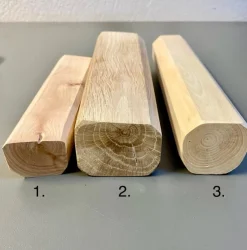 Tradera Skaftämne för knivslöjd - Äpple, Ek, Lind| Hobbymaterialer