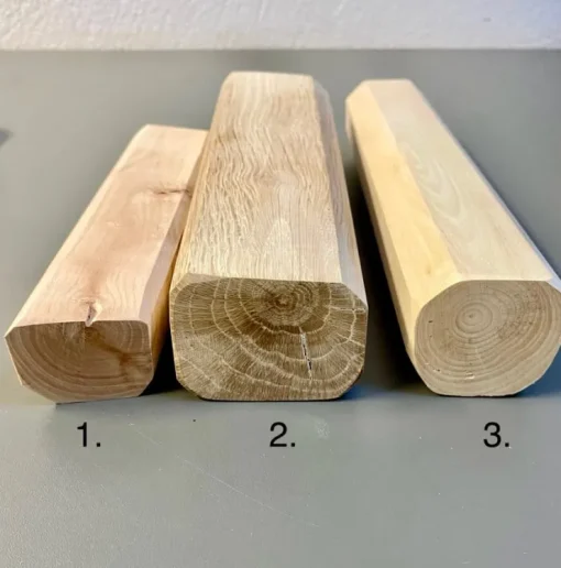 Tradera Skaftämne för knivslöjd - Äpple, Ek, Lind| Hobbymaterialer