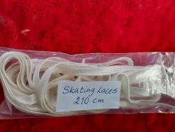 Tradera Skating Laces Konståkning VITA längd 210 cm> Kunstskøjteløb
