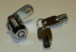 Tradera SÄKERHETS Apparat / Arkad / Flipper LÅS med två nycklar **22** RUND GEM NYCKEL| Spillemaskiner
