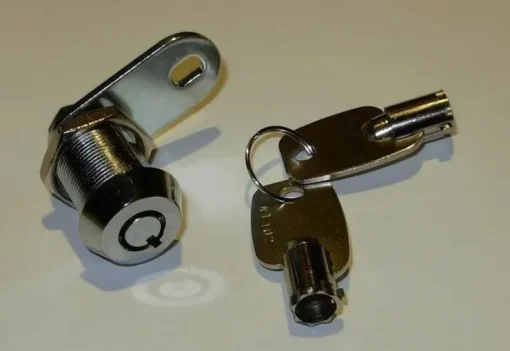 Tradera SÄKERHETS Apparat / Arkad / Flipper LÅS med två nycklar **22** RUND GEM NYCKEL| Spillemaskiner