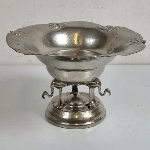 Cheap Skål på fot i tenn - Tennskål - Fruktskål - Art Deco Tin & Messing