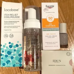 Tradera Skönhetspaket oanvänt - Idun, Eucerin, Decubal, Locobase> Hudpleje