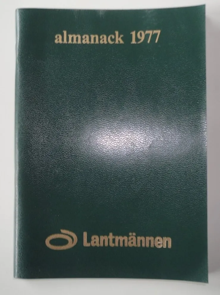 Shop Skånska Lantmännens almanack 1977. Almanakker & Kalendere