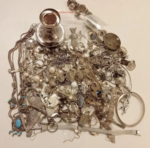 Tradera Skrotsilver 763 gram| Andre Smykker