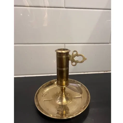Clearance Skultuna malm mässing 1607 kontorsljusstake Tin & Messing