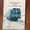 Tradera SL tidtabell Roslagsbanan från 19 augusti 1991> Køreplaner