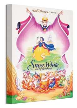 Tradera SNOW WHITE AND THE SEVEN DWARFS EVIL QUEEN CANVAS TAVLA 30*40CM Snövit| Indretningsdetaljer