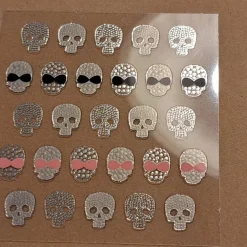 Tradera Snygga dödskallestickers till naglar Depend> Andre Skønhedsprodukter