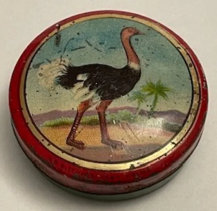 Tradera Sockerpiller burk Hultmans> Metalemballage