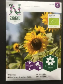 Tradera Solros - Nelson Garden Organic| Andet Til Haven