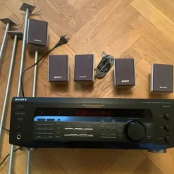 Tradera SONY STR-DE235 FM Stereo/FM-AM Receiver + 5 högtalare| Hjemmebiograf