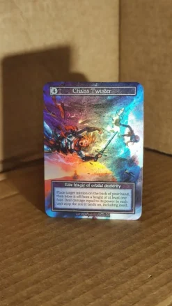 Tradera Sorcery: Chaos Twister ALPHA UNIQUE FOIL> Spillekort