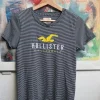 Tradera Súper nice y2k Hollister striped t-shirt> Dametøj